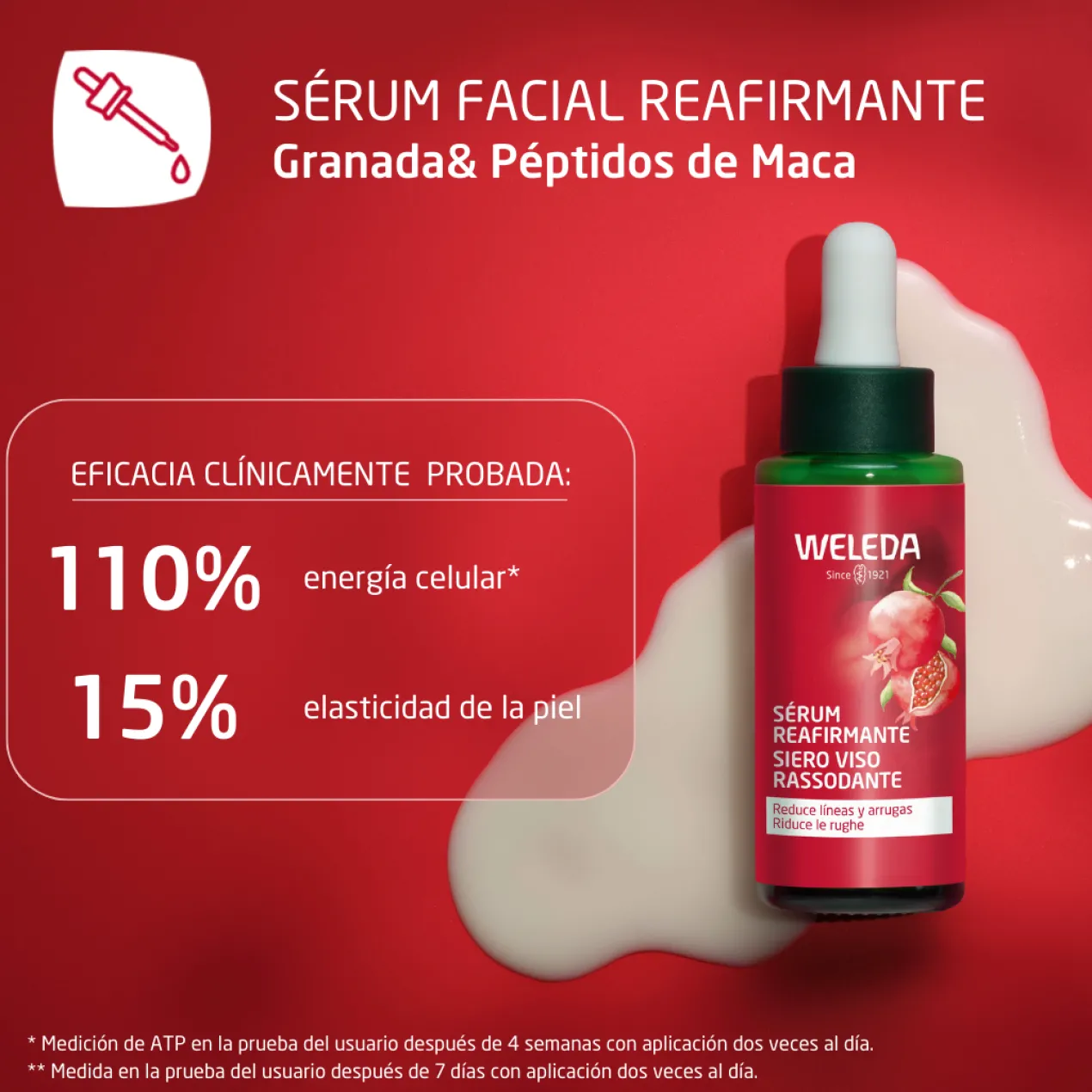 Sérum Raffermissant à la Grenade et aux Peptides de Maca