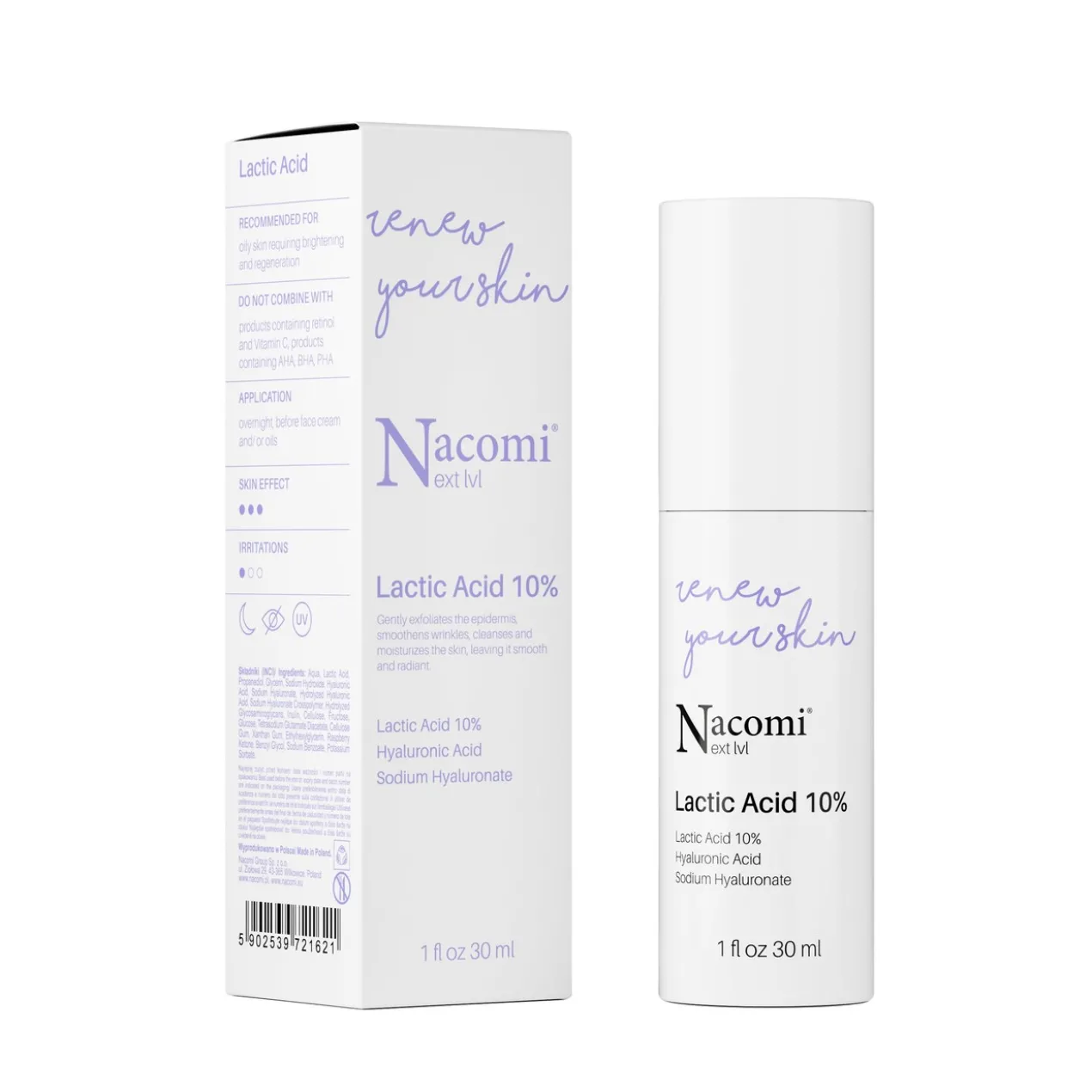 Sérum Visage Acide Lactique 10%