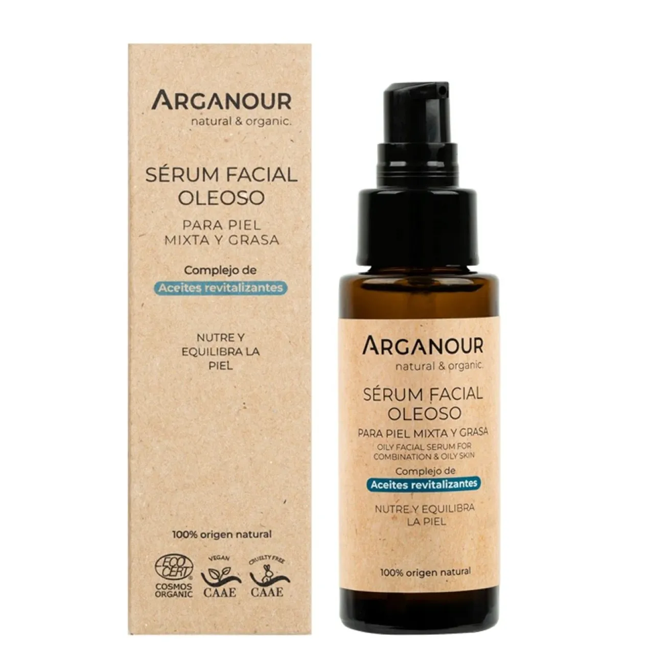 Sérum Visage Huiles Peaux Mixtes et Grasses