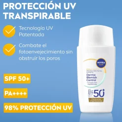 Sun Derma Skin Protection Fluide Solaire Visage FP50+