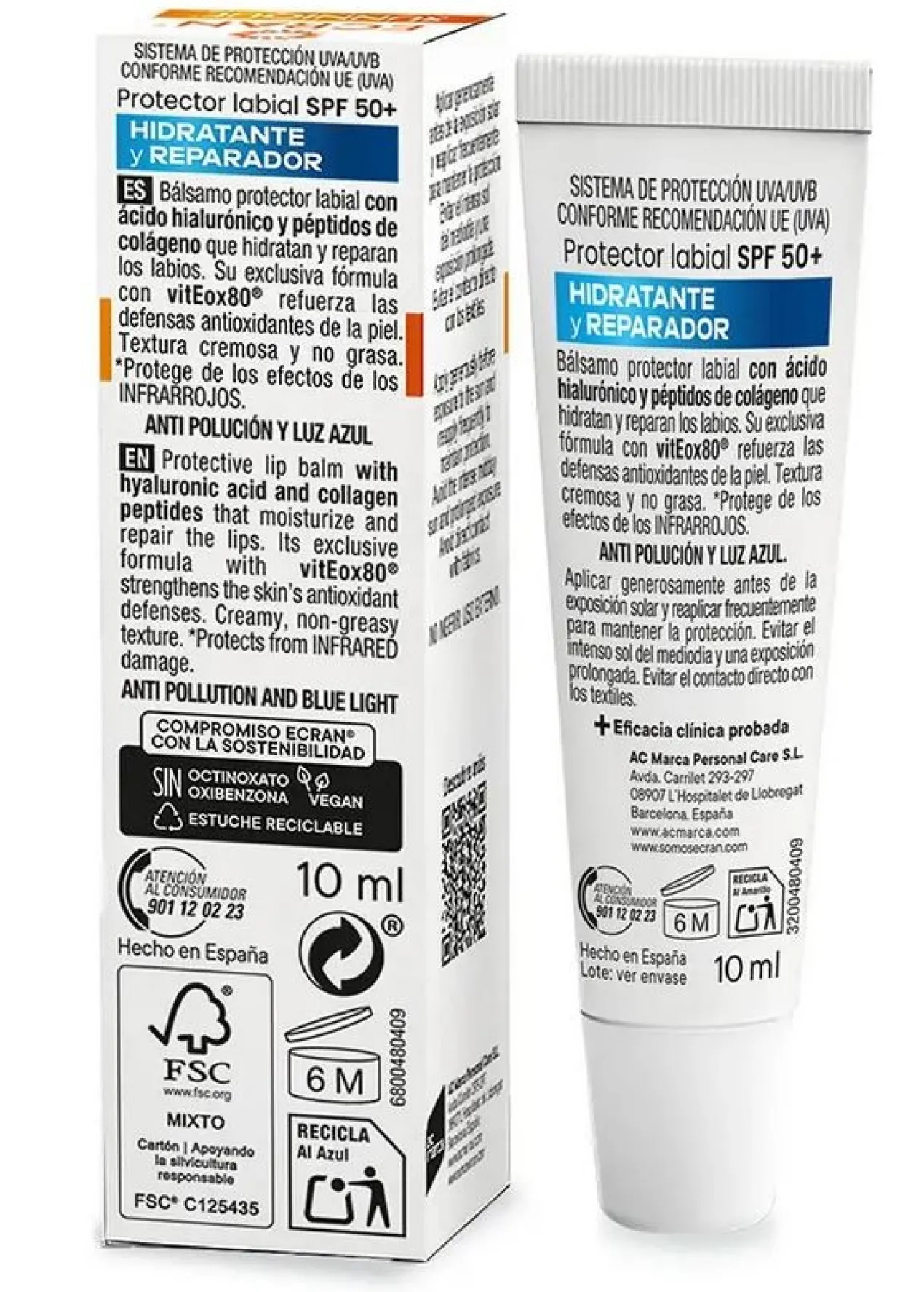 Sunnique Baume Protecteur Lèvres SPF 50+