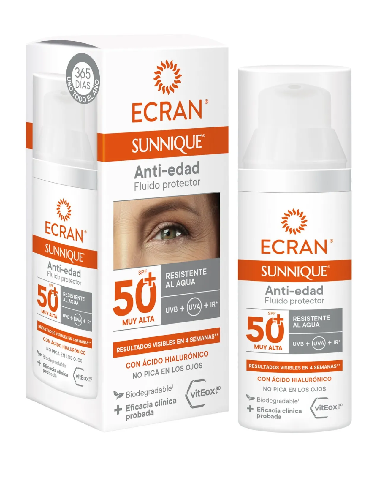 Sunnique Fluide Protecteur Anti-âge SPF 50+