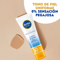 Sun Protection Faciale Contrôle des Brillances avec Couleur