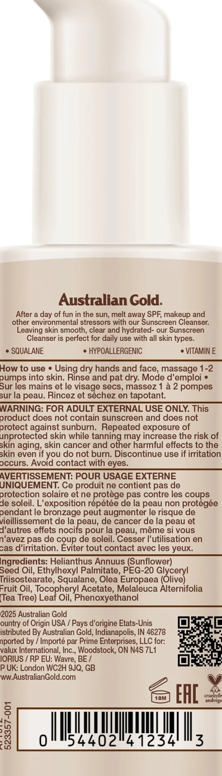 Sunscreen Cleanser