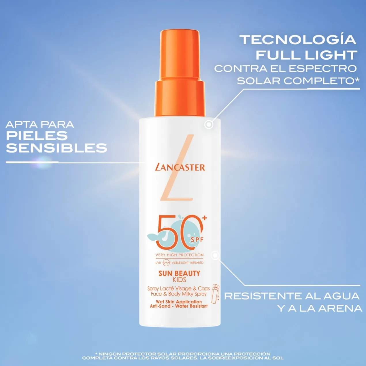 Sun Sensitive Kids Spray Solaire Résistant à l’eau