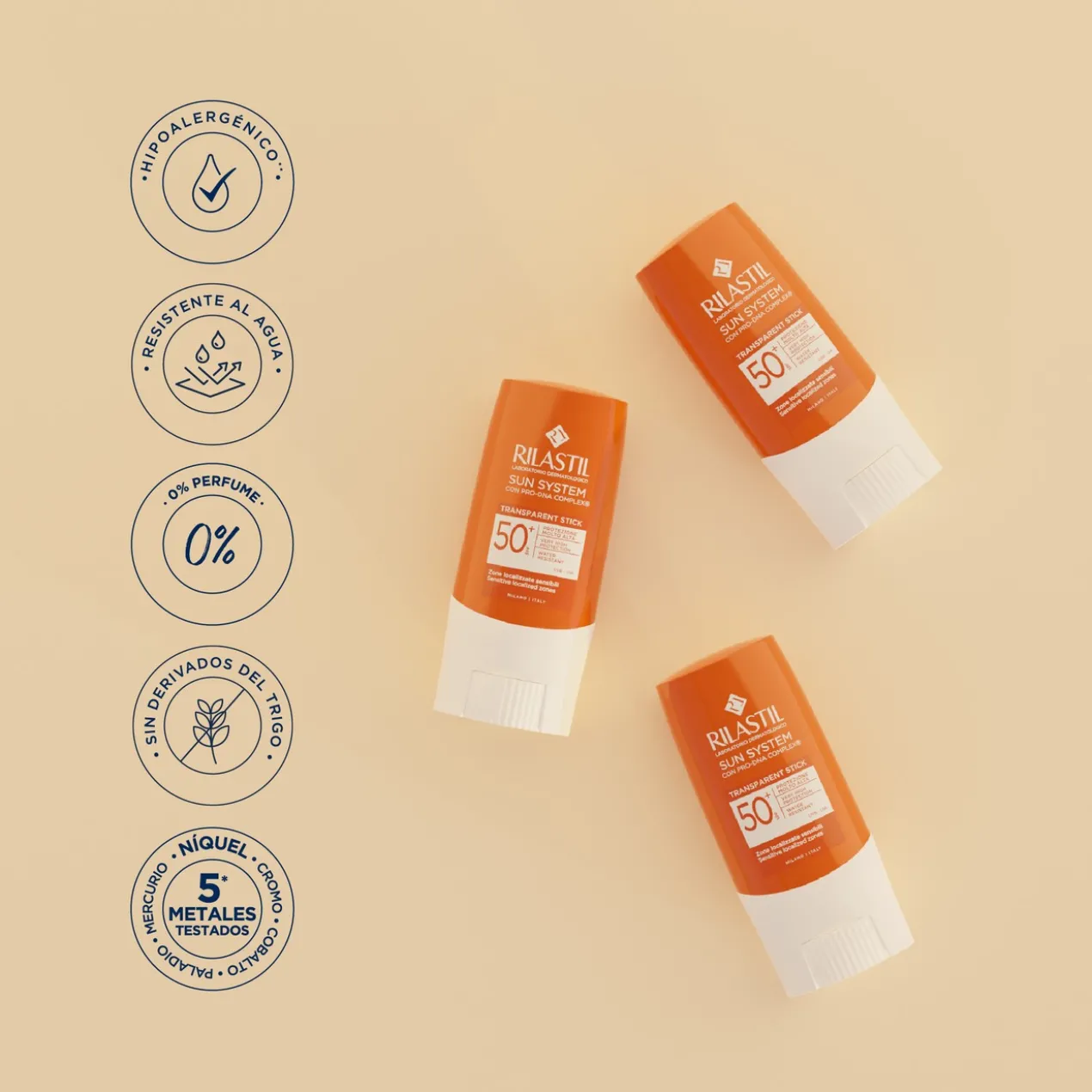 Sun System Stick Transparent Protecteur Solaire