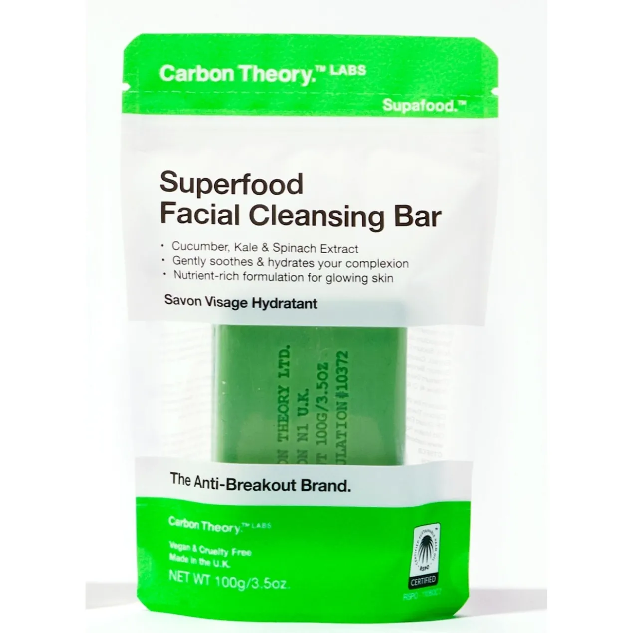 Superfood Barre Nettoyante Visage Hydratante