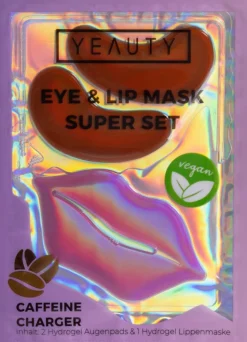 Super Set Masque pour les Yeux et les Lèvres Caffeine Charger