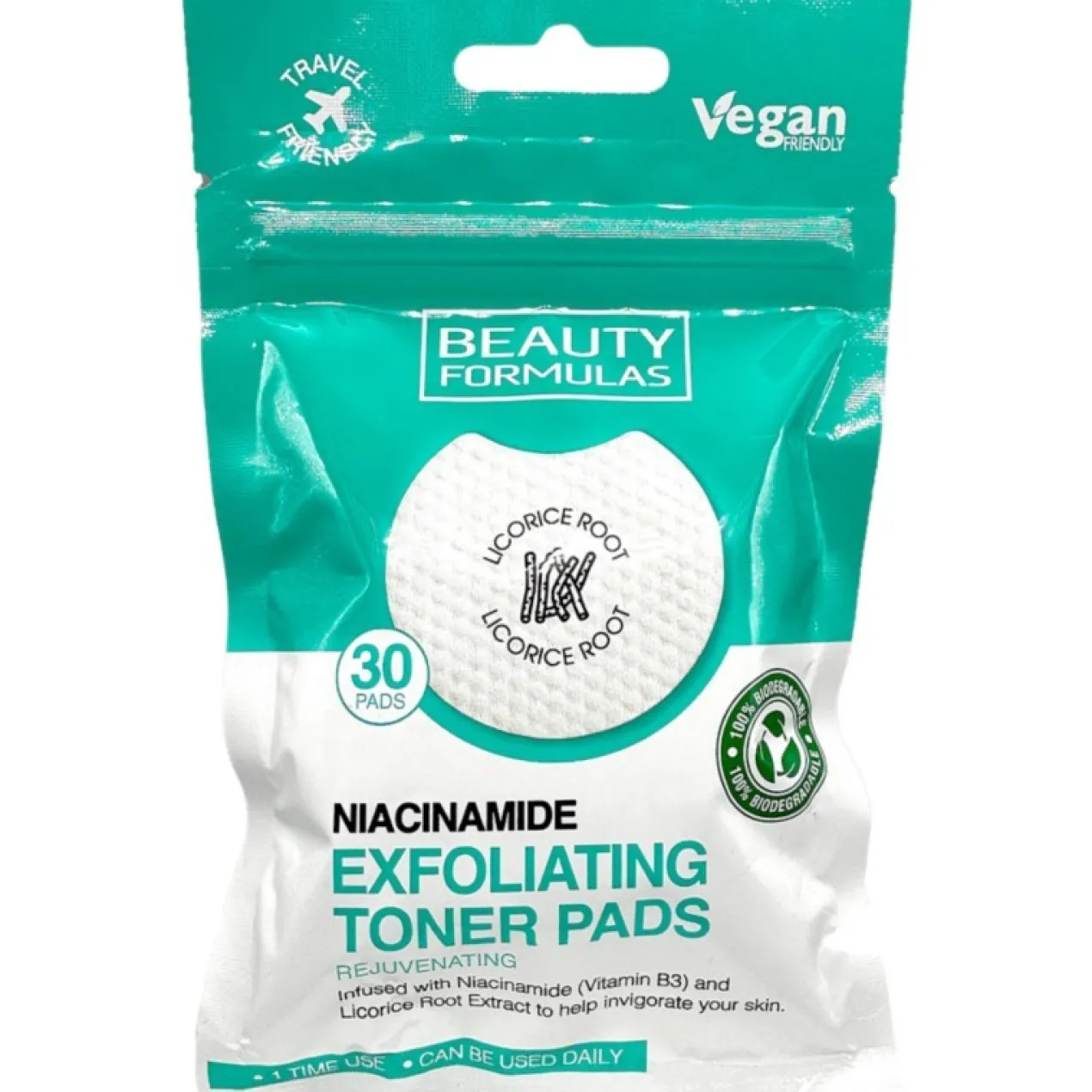 Tampons Exfoliants pour le Visage à la Niacinamide