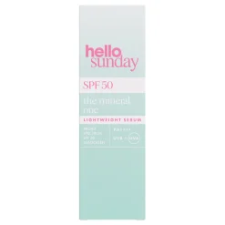 The Mineral One SPF 50 Sérum Hydratant avec Acide Hyaluronique