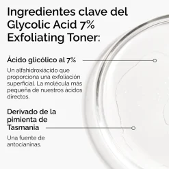 Tonique Exfoliant à l'Acide Glycolique à 7%