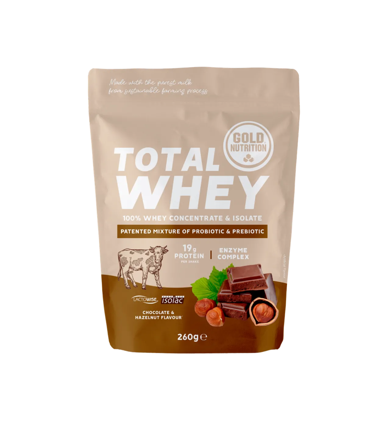 Total Whey Chocolat et Noisette