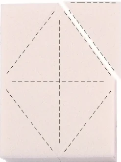 Triangles en Latex pour Maquillage