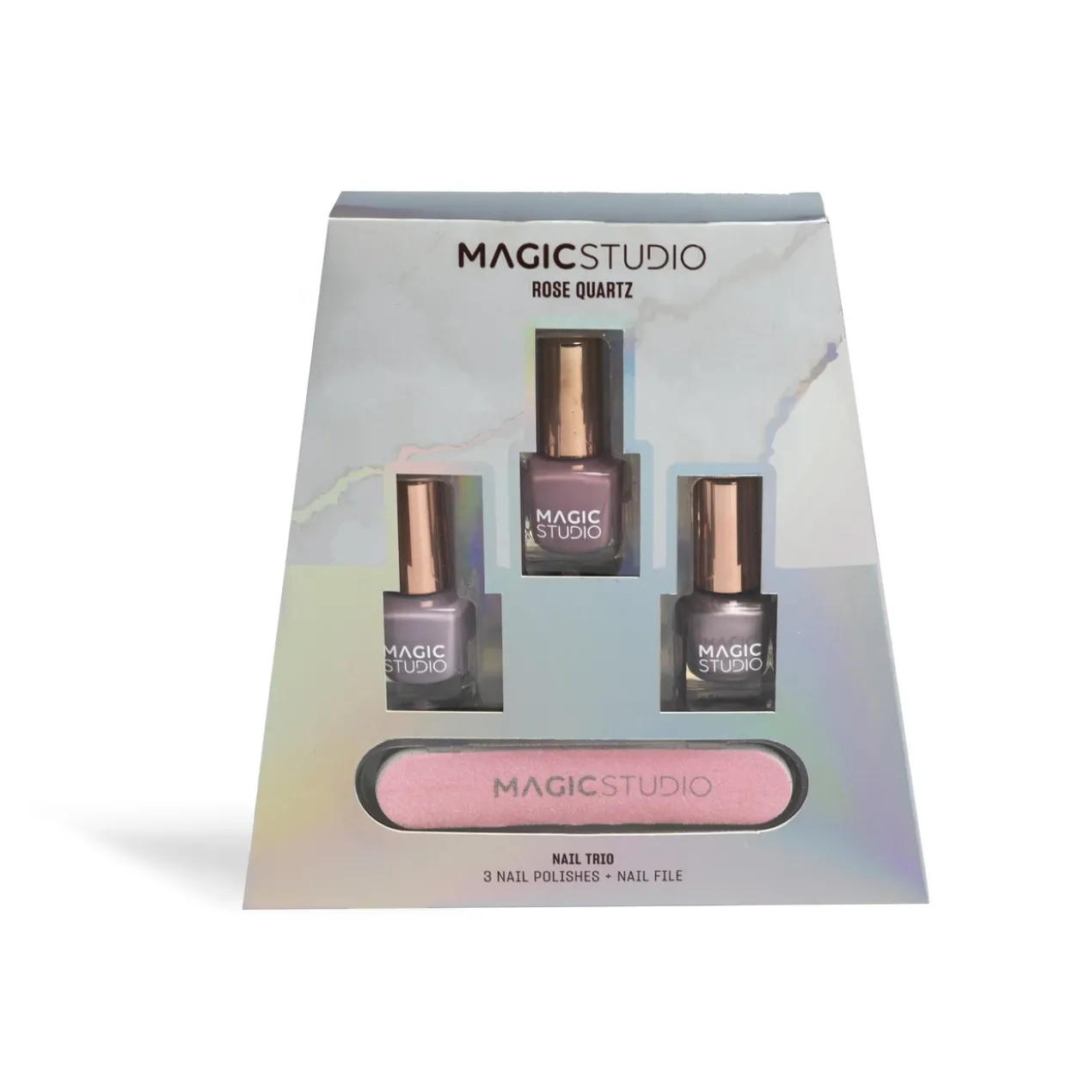 Trio de Vernis à Ongles Rose Quartz