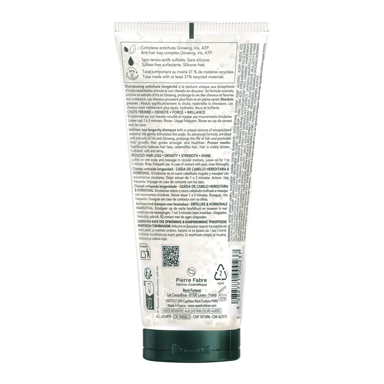 Triphasic Shampoing Antichute aux Huiles Essentielles Stimulantes