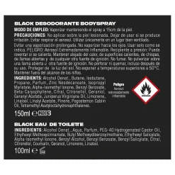 Trousse Black Eau de Toilette pour homme