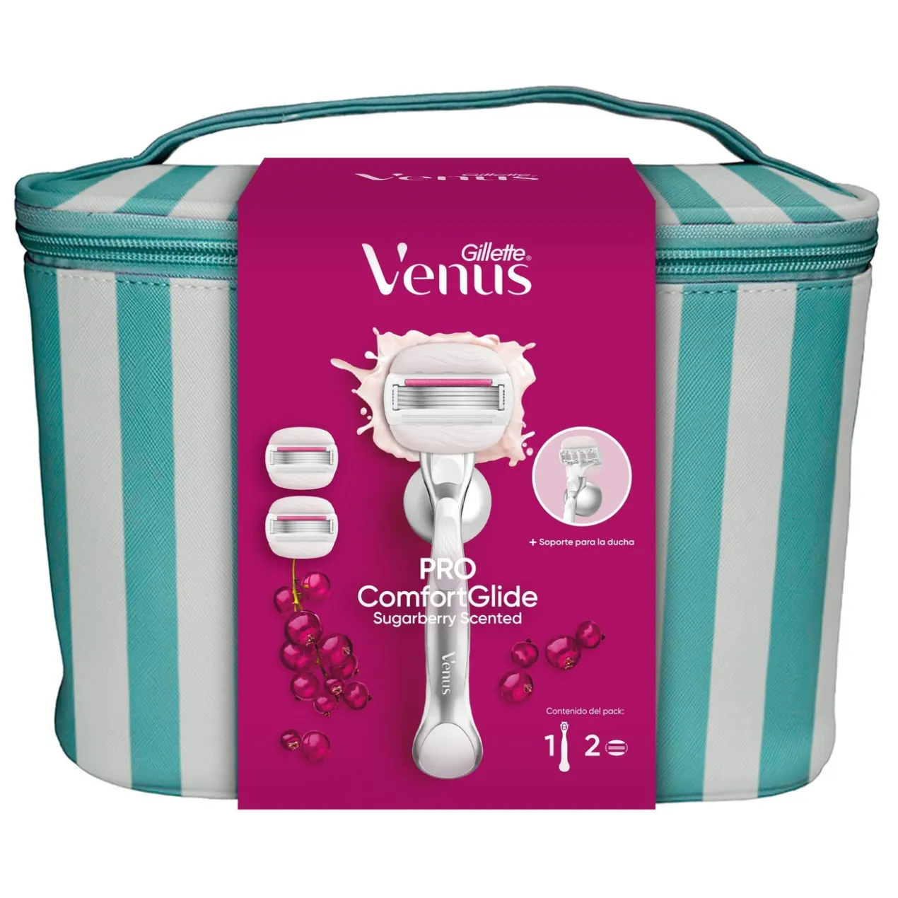 Trousse Venus Comfortglide Aroma Sugarberry + Recharges + Support