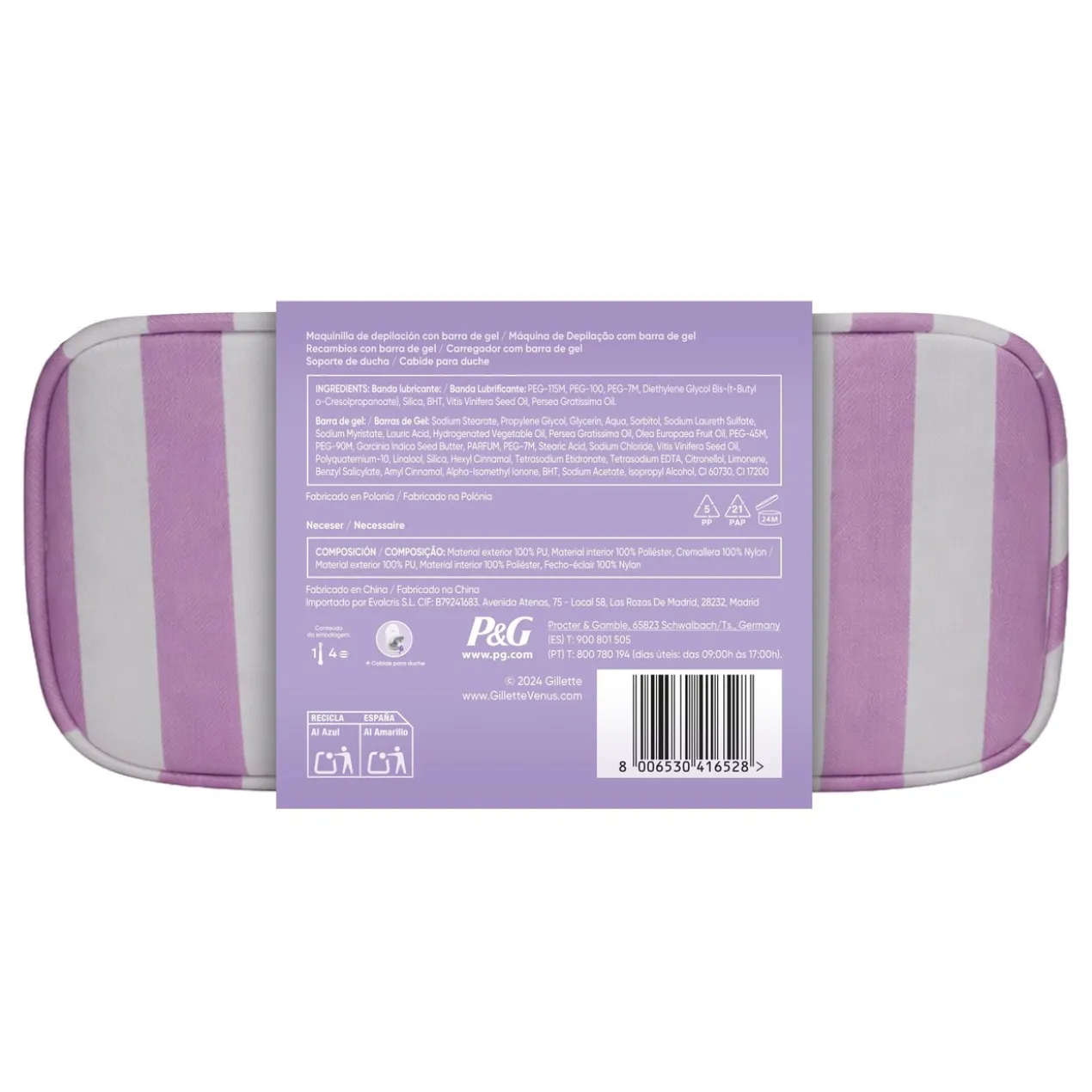 Trousse Venus Comfortglide Rasoir + Recharges + Support Douche