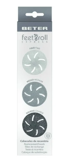 Têtes de rechange Feet & Roll Express