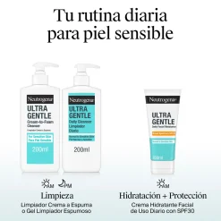 Ultra Gentle Gel Nettoyant Moussant Visage Quotidien