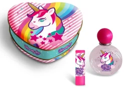 Unicorn Love Coeur Métal EDT + Rouge à Lèvres
