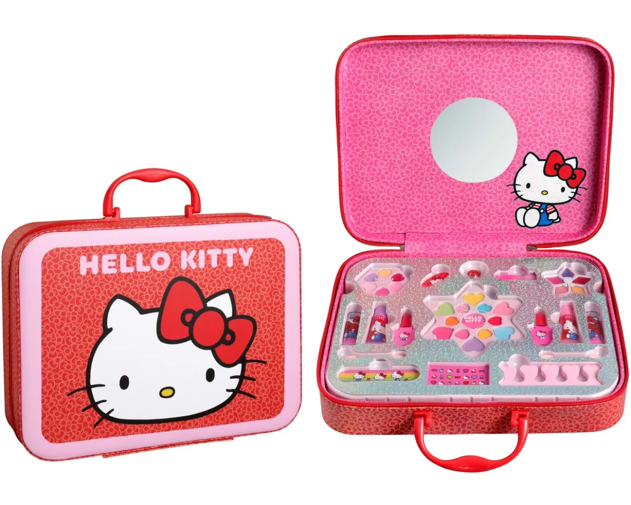 Valisette Carrée de Maquillage Hello Kitty