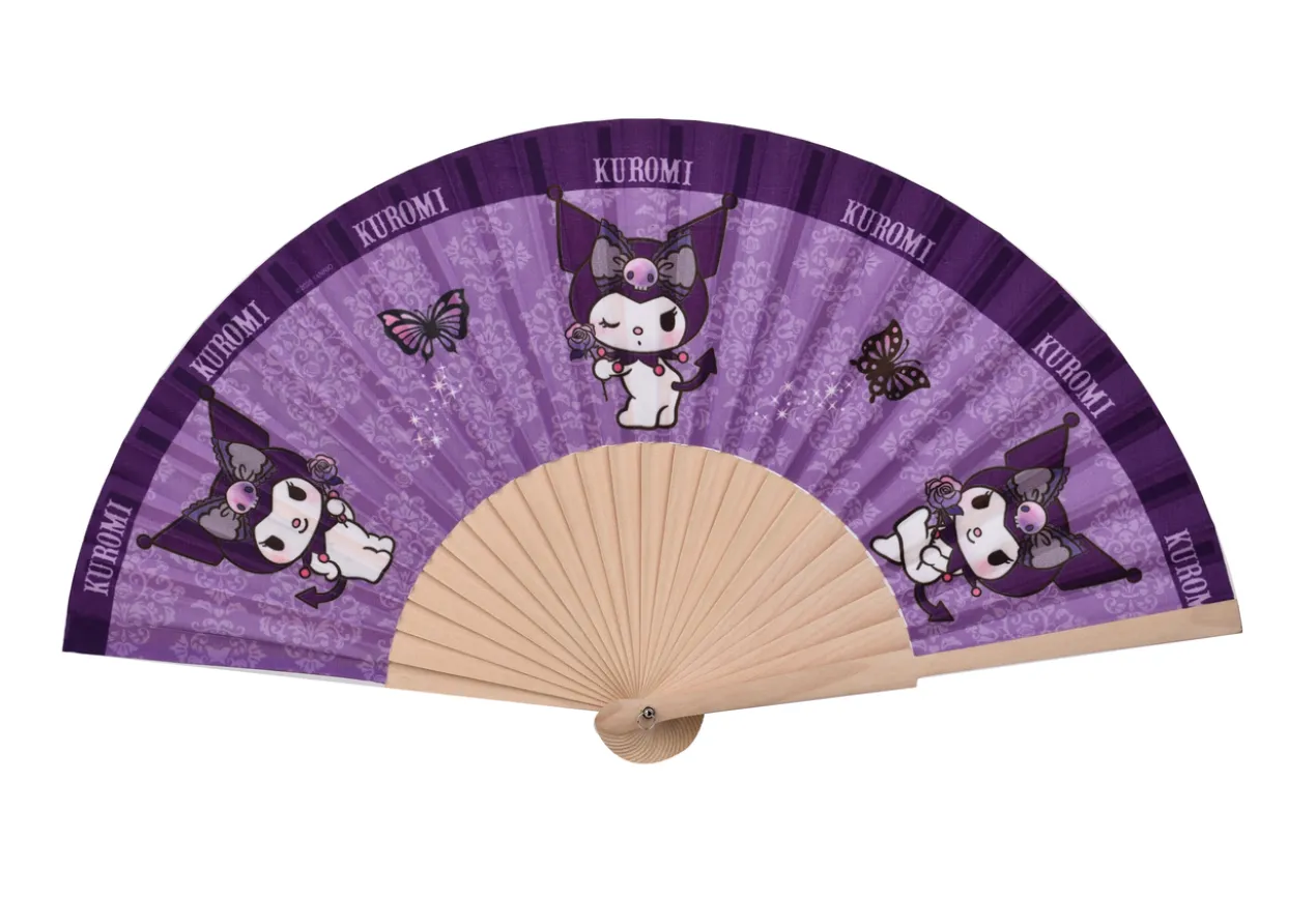 Éventail Hello Kitty Kuromi