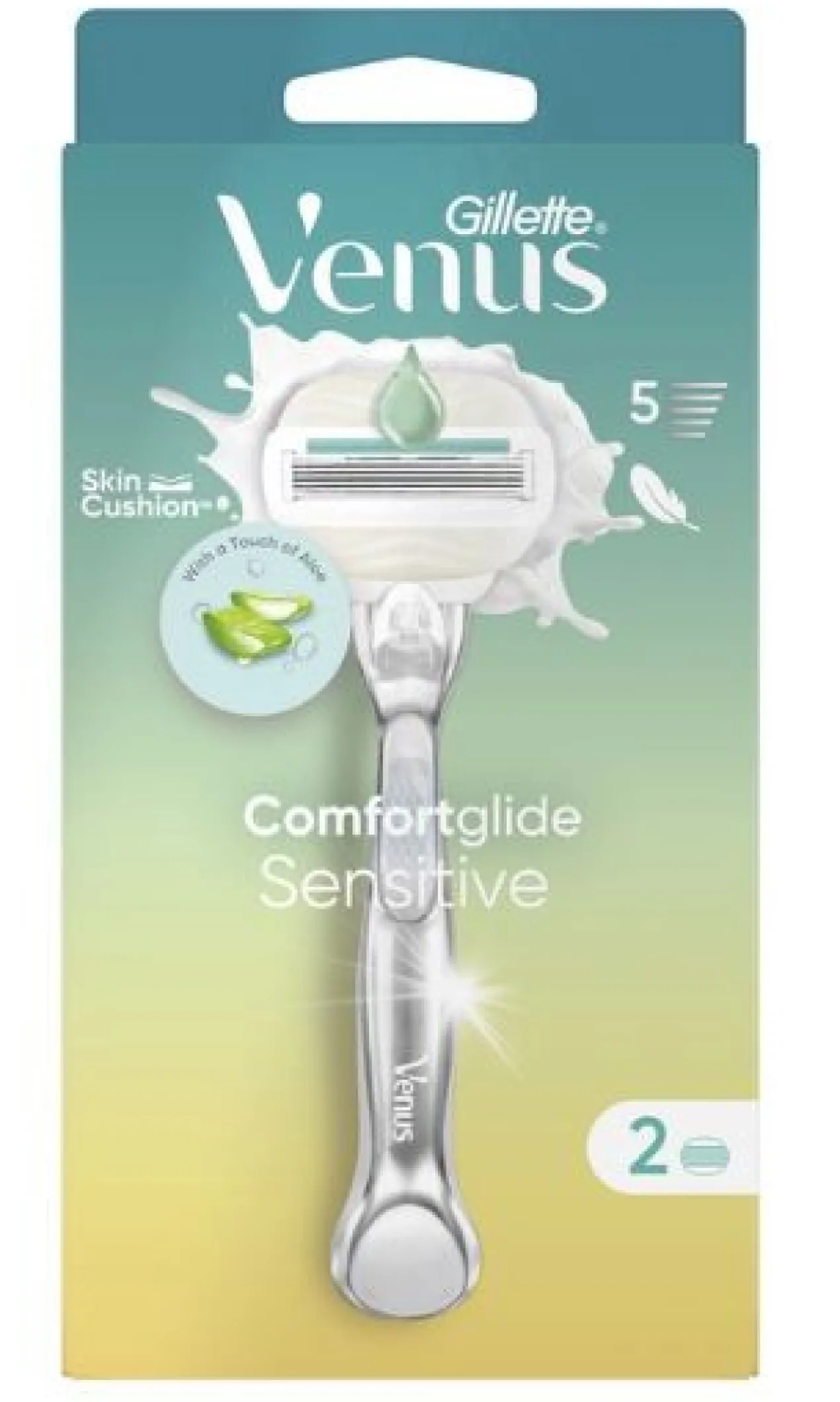 Venus Confort Sensible Comfortglide + 2 Recharges