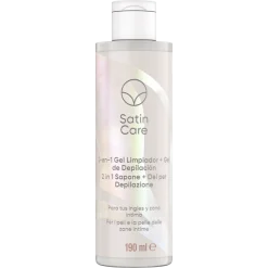 Venus Satin Care 2 en 1 Gel Nettoyant + Gel Dépilatoire
