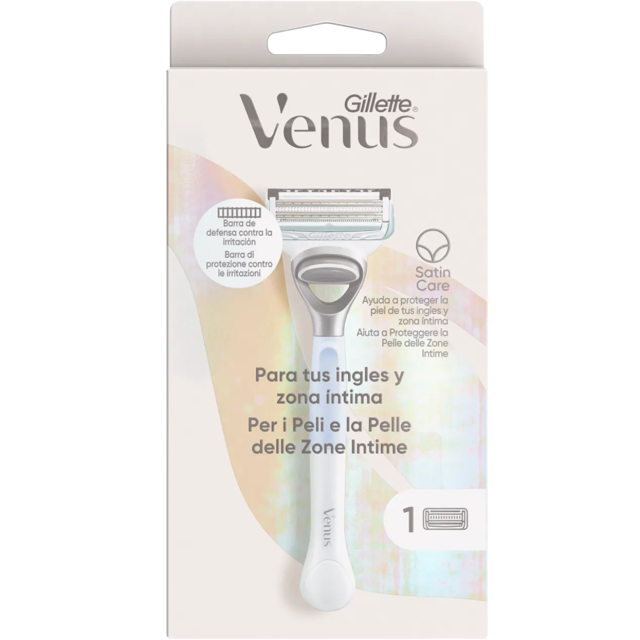 Venus Satin Care Rasoir Dépilatoire Aines et Zone Intime