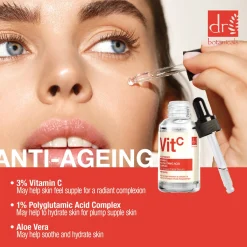 Vitamin C & Polyglutamic Acid Sérum Visage Illuminateur