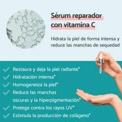Vitamine C & Acide Hyaluronique Sérum Réparateur