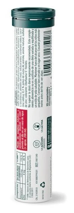Vitamine C + Zinc Comprimés Effervescents