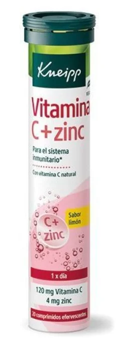Vitamine C + Zinc Comprimés Effervescents