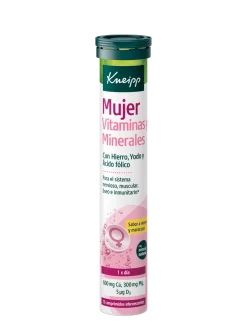 Vitamines et minéraux effervescents pour femme