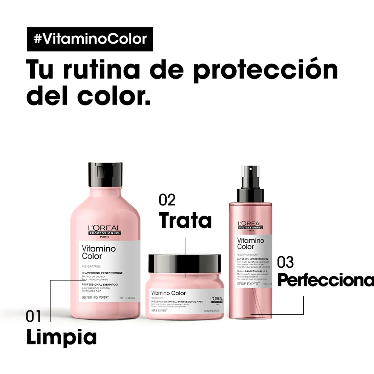 Vitamino Color Spray Soin 10 en 1 avec Resvératrol