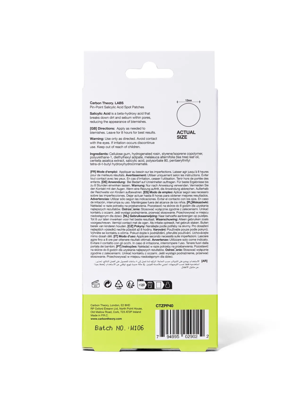 Zap Patch Patches à l'Acide Salicylique